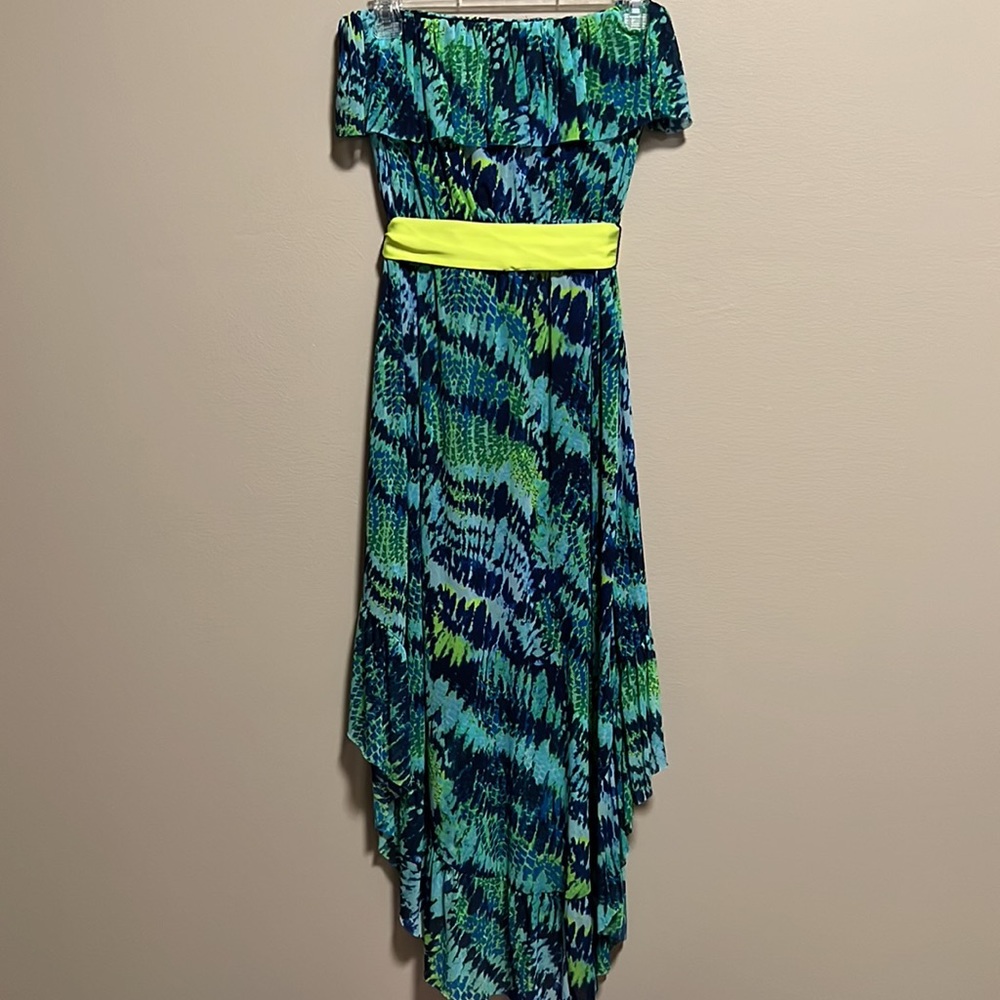 Express High-Low Strapless Dress - Picture 5 of 7